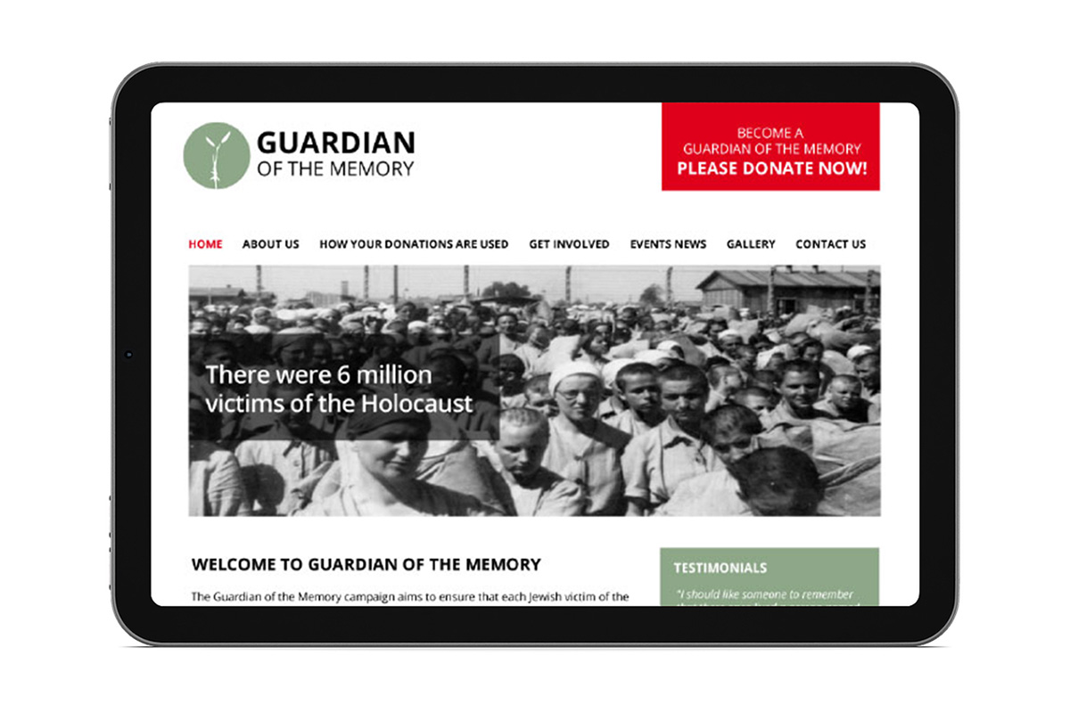 Website design example