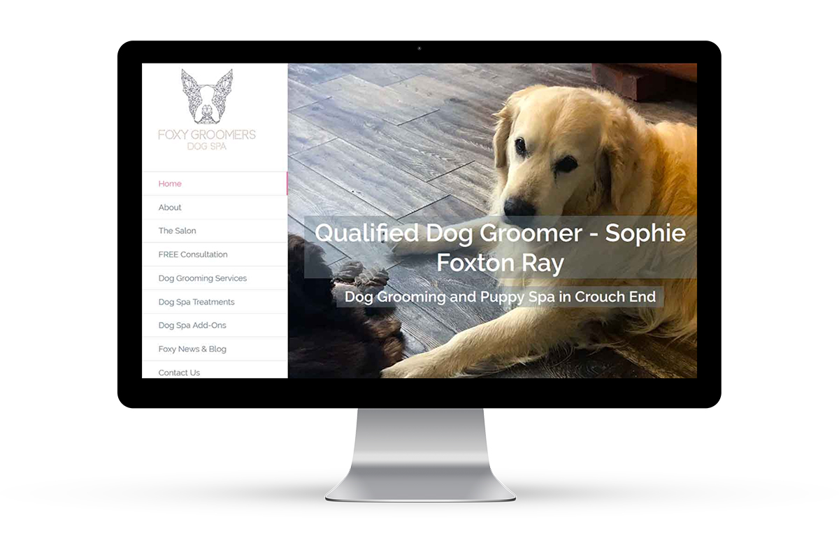 Website design example