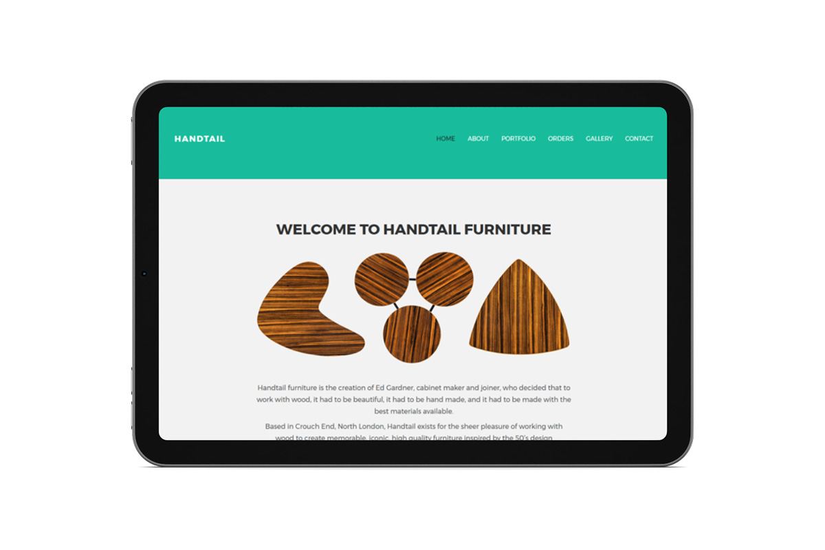 Website design example