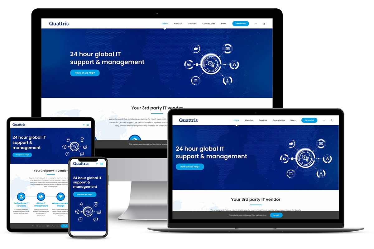 Website design example