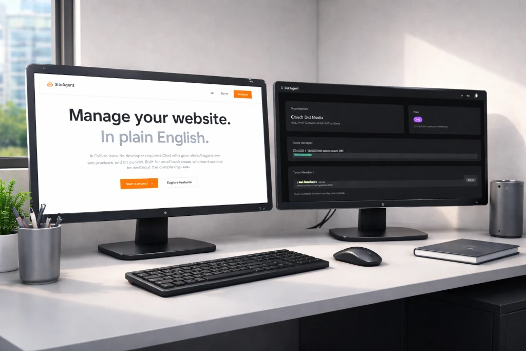 Site Agent — AI-powered site editor for business owners